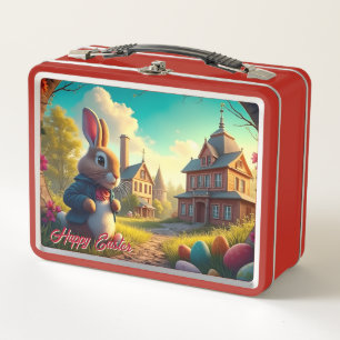 Lunch Box Le lapin de Pâques en mission secrète