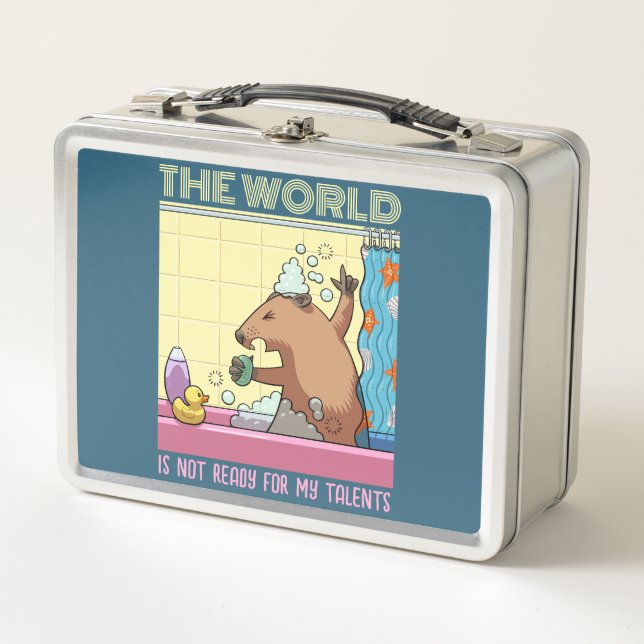 Lunch Box Le monde n'est pas prêt à chanter la marmotte (Devant)