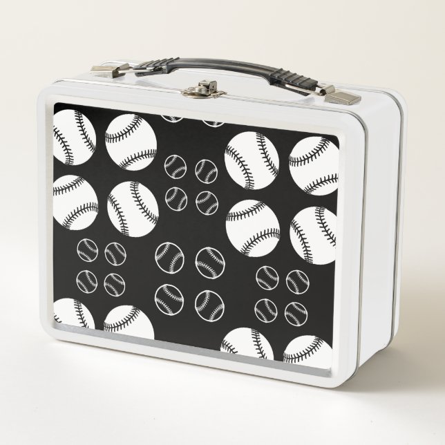 Lunch Box Le motif de conception de base-ball illustré (Devant)
