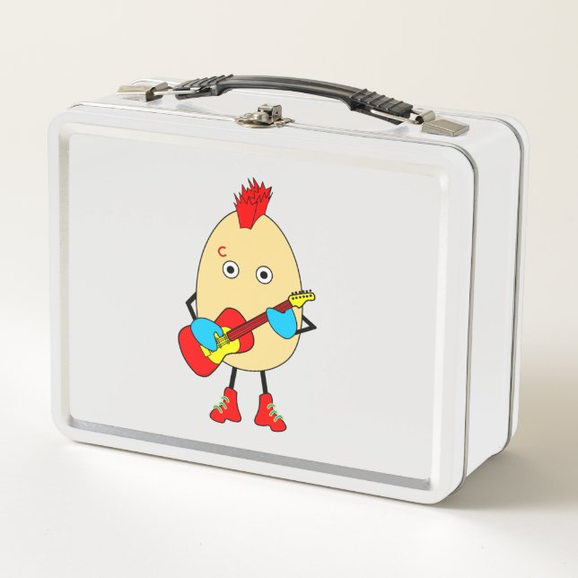 Lunch Box Le musicien de rock Egghead (Devant)