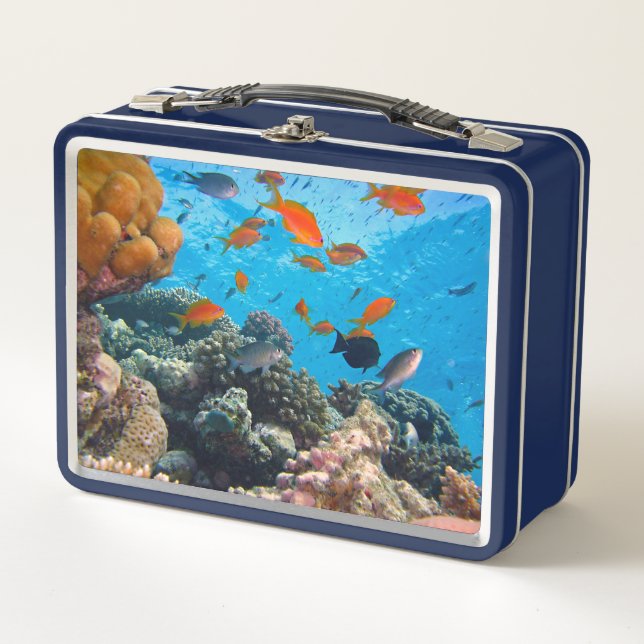 Lunch Box Le poisson sous-marin et le corail (Devant)
