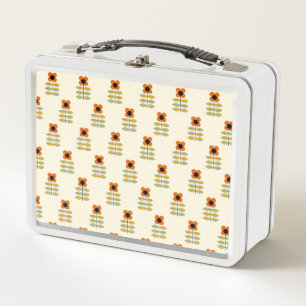 Lunch Box Le Scandinave a inspiré le motif floral orange