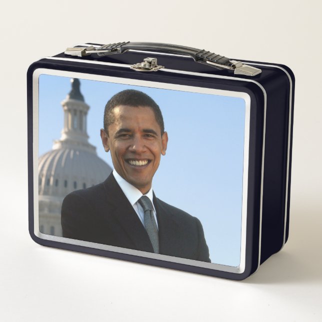 Lunch Box Le sénateur Portrait, le président américain Barac (Devant)
