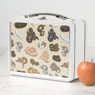 Lunch Box Le serpent de python de boule Morph le motif