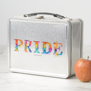 Lunch Box Le texte coloré et créatif de SlipperyJoe sur le t