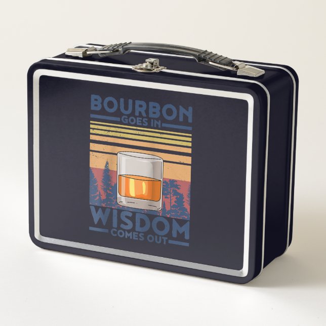 Lunch Box Le Whiskey Bourbon sort (Devant)