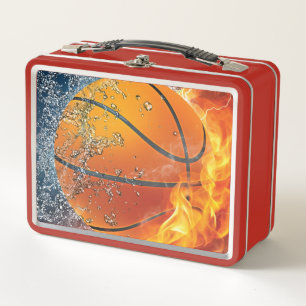 Lunch Box Lecteur de ballon de basket flamboyant