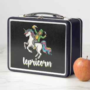 Lunch Box Lepricorn Leprechaun Unicorn St Patrick's Day