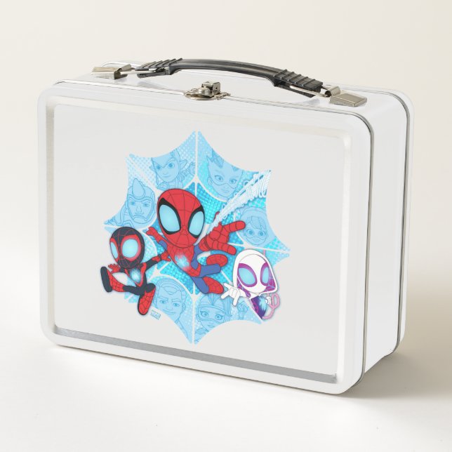 Lunch Box L'équipe Spidey sur le Web des vilains (Devant)