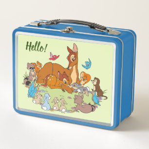 Lunch Box Les animaux de forêt saluent le prince Bambi