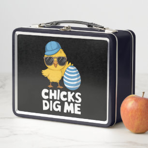 Lunch Box Les filles me kiffent Pâques drôle chasse aux œufs