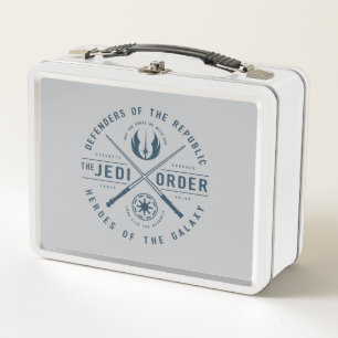 Lunch Box Les guerres des clones Emblem Jedi Sabers