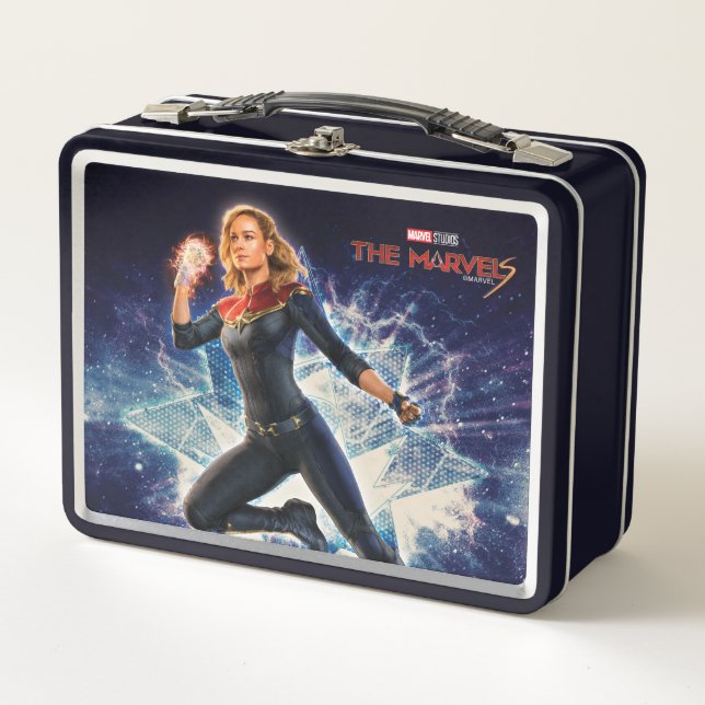 Lunch Box Les merveilles Capitaine Marvel Star Graphisme (Devant)