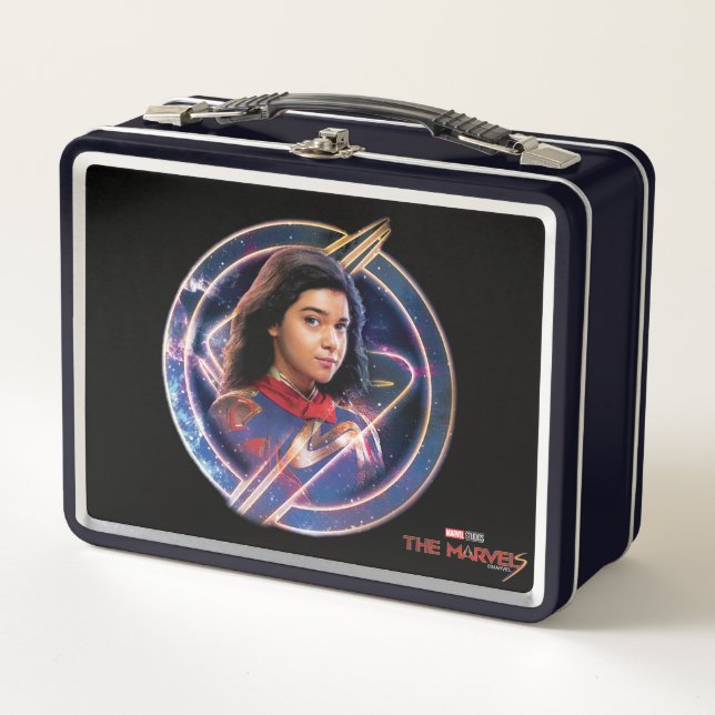 Lunch Box Les merveilles Mme Marvel Insigne Cercle (Devant)
