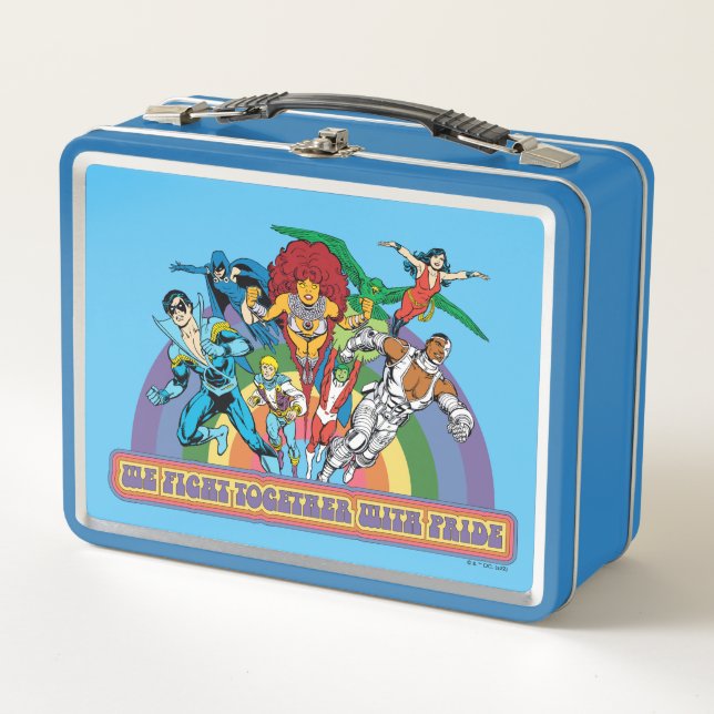 Lunch Box Les nouveaux Titans Ados - Nous combattons avec fi (Devant)