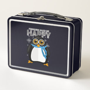 Lunch Box Les pingouins me rendent heureux