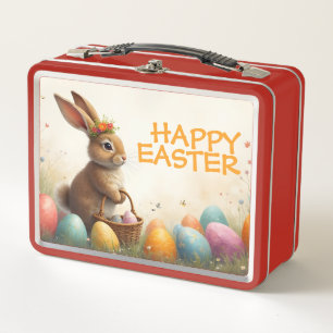 Lunch Box Les voeux du printemps du lapin de Pâques