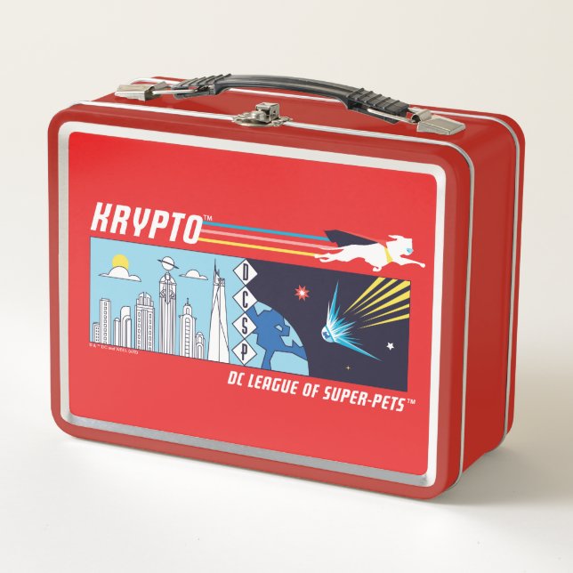 Lunch Box L'espace extra-atmosphérique de Krypto vers la mét (Devant)