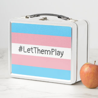 Lunch Box #Let'ThemPlay Drapeau Transgenre Athlètes