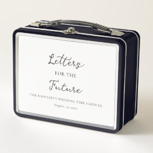Lunch Box Lettres pour le futur coffret de capsule temporell