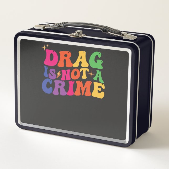 Lunch Box LGBT Pride DRAG N'EST PAS UN SOUTIEN CRITIQUE (Devant)