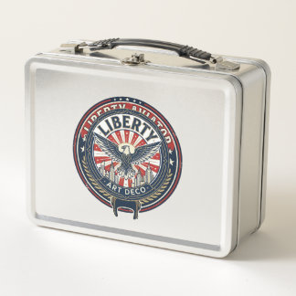 Lunch Box Liberty Aviator Patriotique Patriotique Aviation V