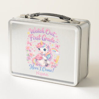 Lunch Box Licorne pastel aquarelle Kawaii pour la rentrée sc