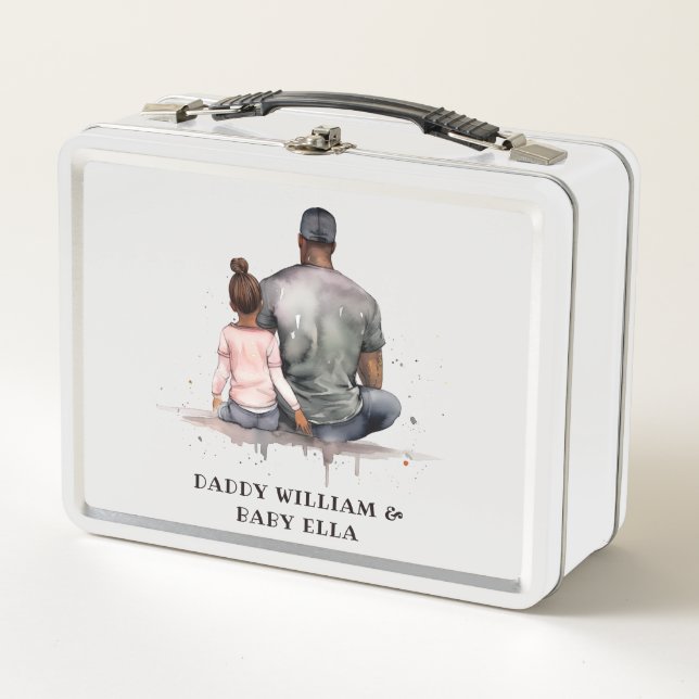 Lunch Box Lien père et fille noir (4) (Devant)