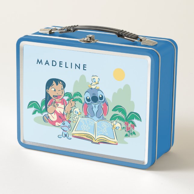Lunch Box Lilo et Stitch| Lire le vilain canard (Devant)