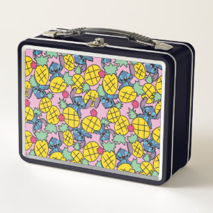 Lunch Box Lilo et Stitch  Monogramme Motif d'ananas