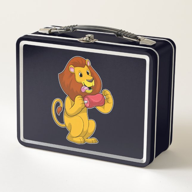 Lunch Box Lion avec viande (Devant)