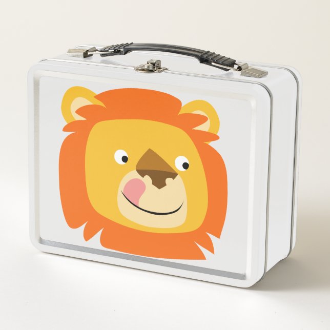 Lunch Box Lion caricature doux Yummy (Devant)