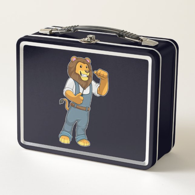Lunch Box Lion comme tournevis de Handyman (Devant)