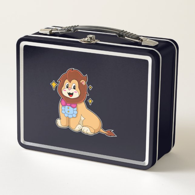 Lunch Box Lion en Gentleman avec Cravate.PNG (Devant)
