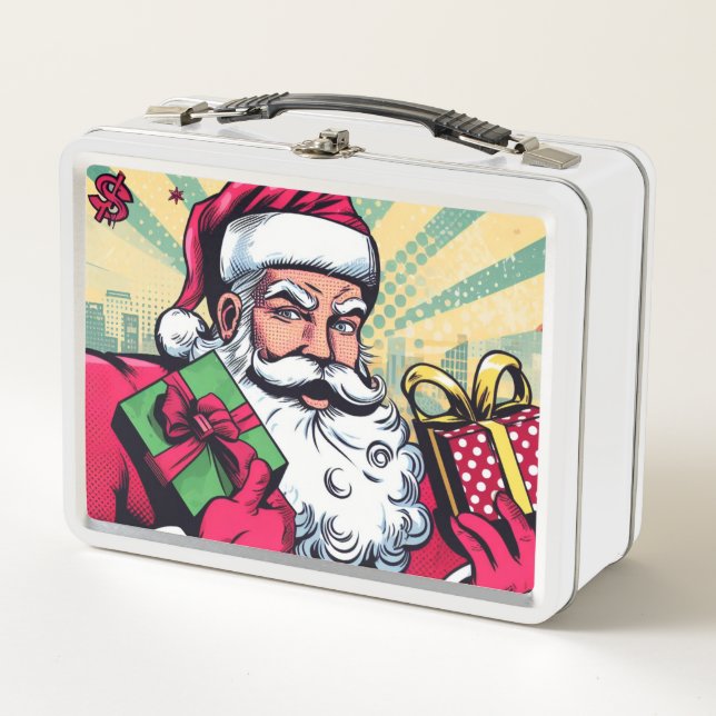 Lunch Box Livre de bande dessinée Père Noël/Noël (Devant)