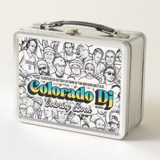 Lunch Box livre de coloriage Colorado Dj cravate