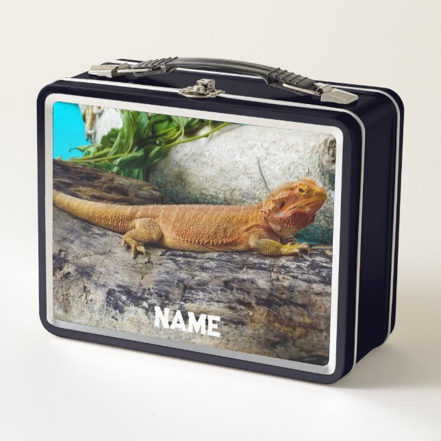 Lunch Box Lizard de dragon à tête adulte (Devant)
