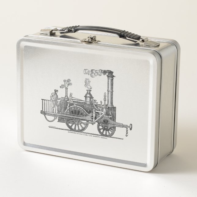 Lunch Box Locomotive du train à vapeur (Devant)