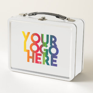 Lunch Box Logo d'entreprise simple blanc