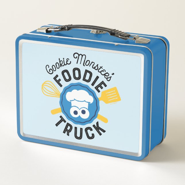 Lunch Box Logo du camion fourré de Cookie Monster (Dos)