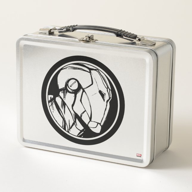 Lunch Box Logo du profil d'Iron Man (Devant)