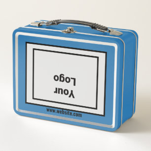 Lunch Box Logo personnalisé simple et élégant ici société cl