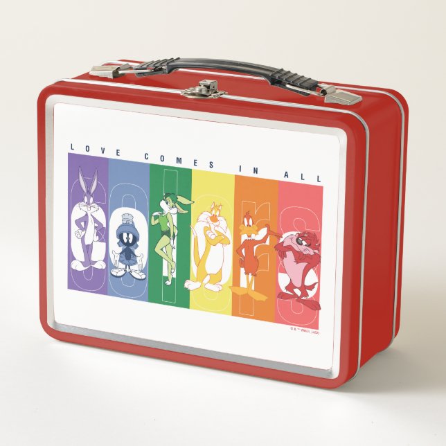 Lunch Box LOONEY TUNES™ - L'Amour Vient Dans Toutes Les Coul (Devant)