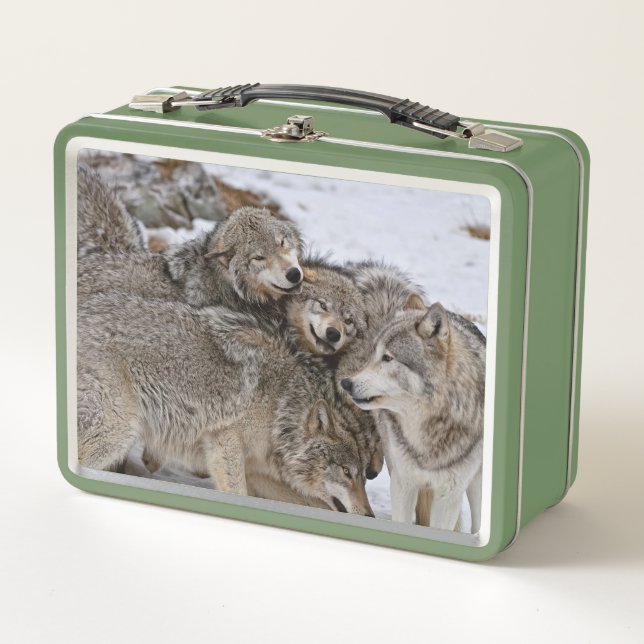 Lunch Box Loup de bois de l'Est (Devant)