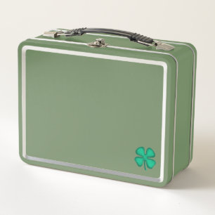 Lunch Box Lucky 4 feuilles Irlandais Clover vert n vert lunb
