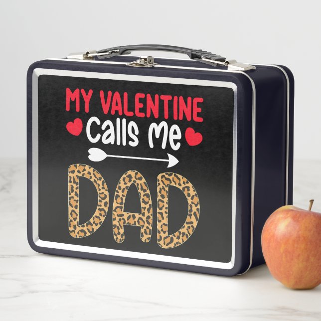 Lunch Box Ma Saint Valentin M'Appelle Papa Leopard Buffalo P (En situation)