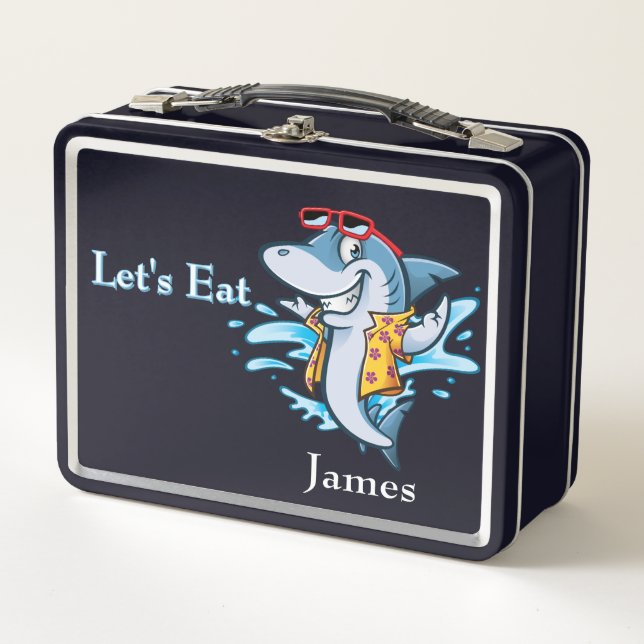 Lunch Box Mangeons du Requin (Devant)