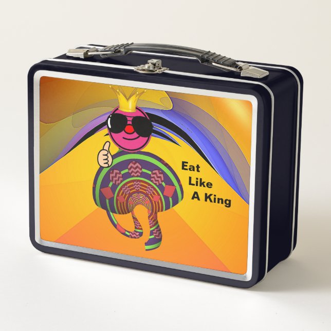 Lunch Box Manger comme un roi  (Devant)