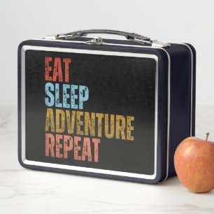 LUNCH BOX MANGER DORMIR AVENTURE RÉPÉTER