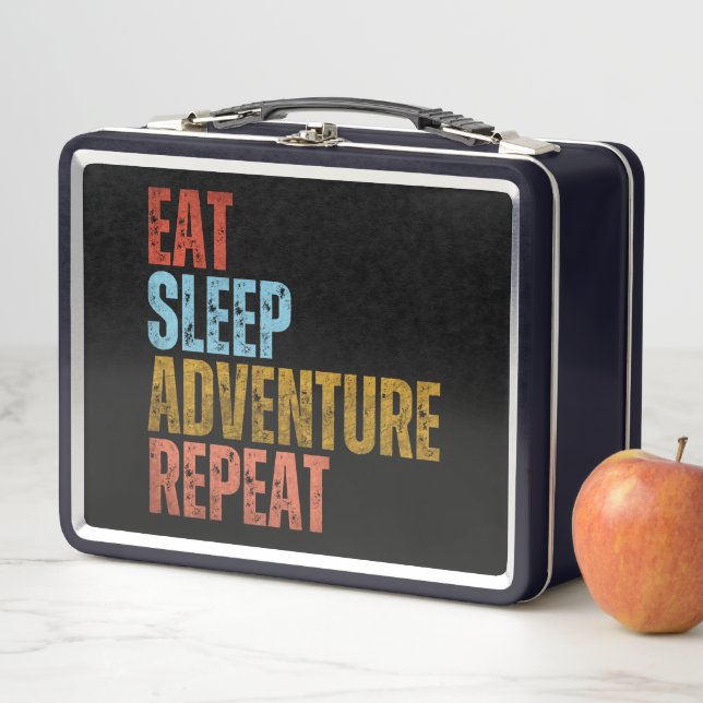 LUNCH BOX MANGER DORMIR AVENTURE RÉPÉTER (En situation)